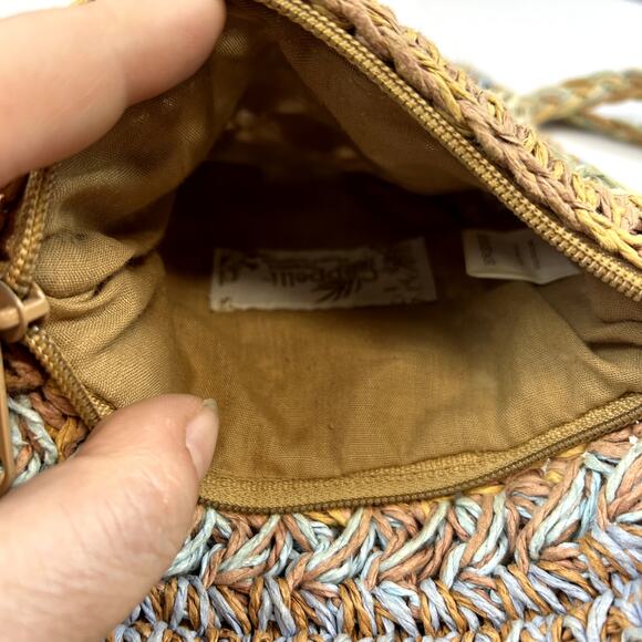 Cappelli bag Straworld TOYO 6.5 W x 7.5 H" Dorfman Pacific purse bag soft - Picture 3 of 8